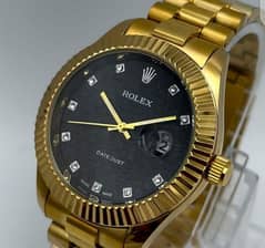 mens formal analogue watch rolex