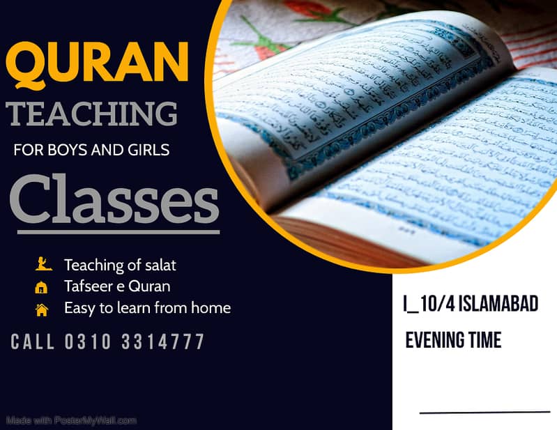 Quran teaching with Tajweed/Tarjuma Tafseer 0