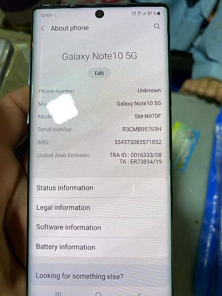 samsung note 10 5 g 4