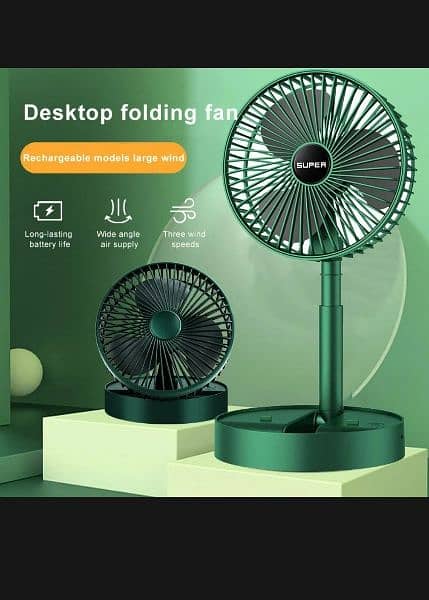 portable rechargeable fan 7