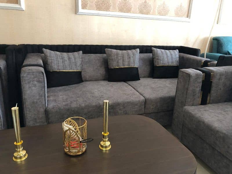 Sofa set - 5 seater sofa set - 7 seater sofa set - Wooden sofa sets 9