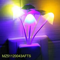 led sensor mushrooms night light