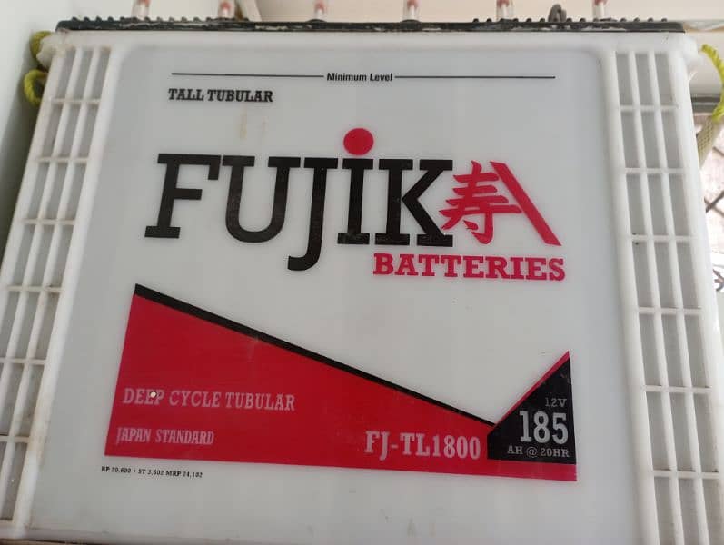 FUJIK BATTERIES JAPAN STANDARD FJ-TL1800 12V 185 AH 20HR 0