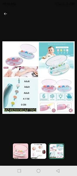 baby electric nail trimmer 2