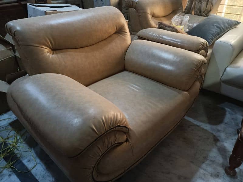 Exchange possible any item Sofa with Diamond foam and original leather 0