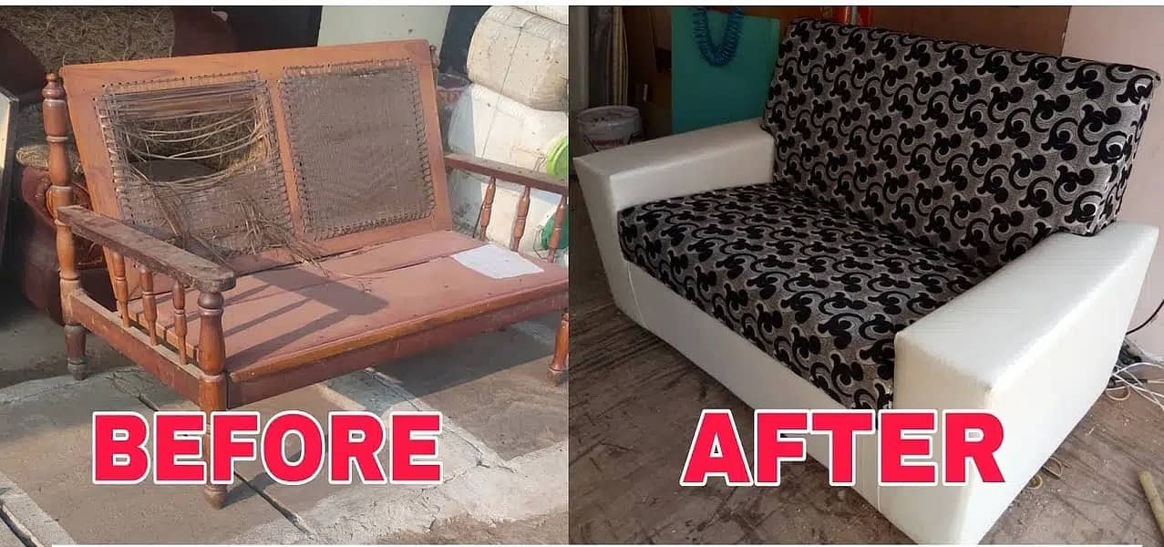 Repairing Sofa | Sofa Maker | Sofa Polish | New Sofa | Fabric Change 7