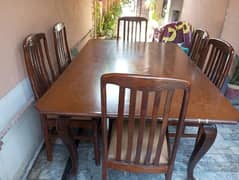 solid wood dining table