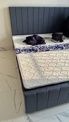 bed for sale with mattress only 1 month used