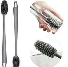 silicon bottle cleaning brush 0