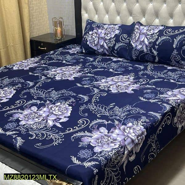 Crystal cotton double bedsheet 2