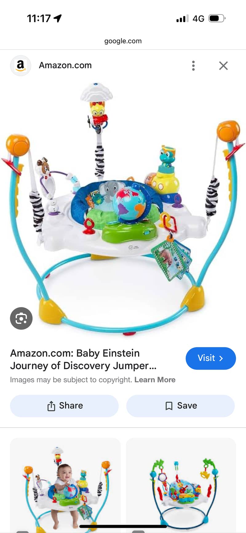 Baby bouncer. Baby Einstein activity centre 1