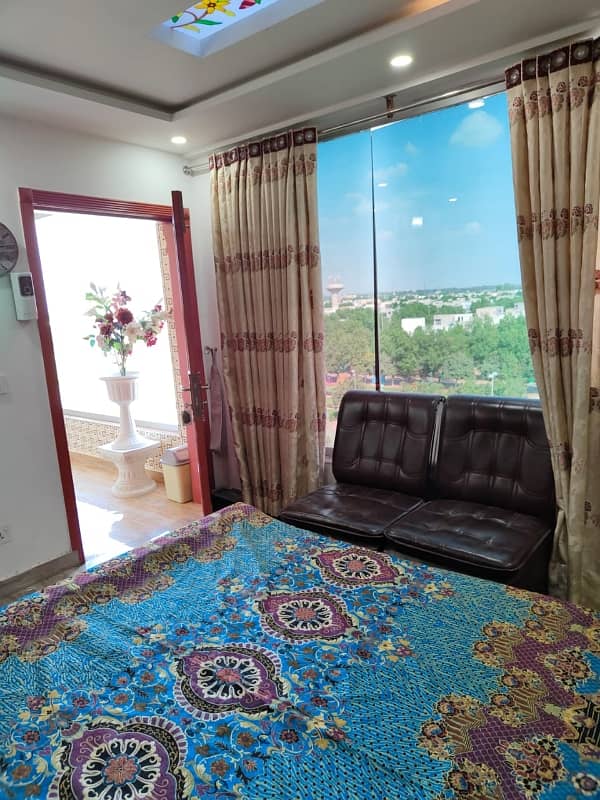 Studio Furnished Apartments Available For Rent Sector E Bahria town Lahore 1