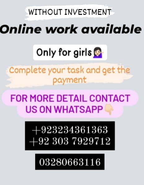 online jobs for girls 0