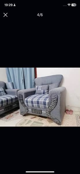 Slightly used just like new 7 Seater Sofa set with Supreme Fom wranty 4