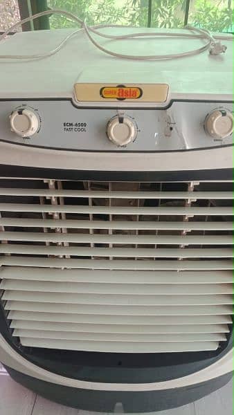 used super asia air cooler full size plastic body 1