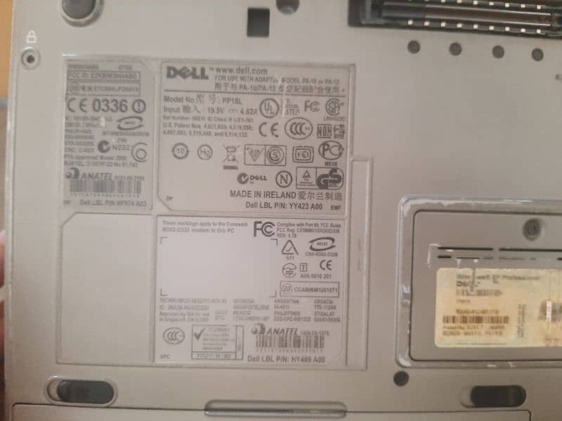 Dell Laptop 2gb ram 120 hard 7