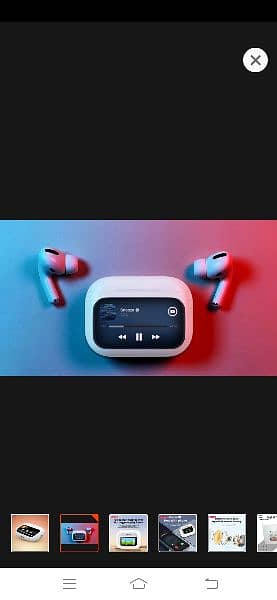 Airpods Pro with Digital Display - ANC and transparency High Quality 5