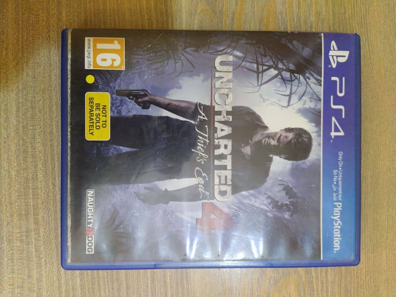 uncharted 4 slightly used 0