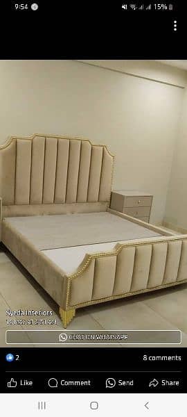 double bed bed set single bed Turkish bed set high gloss interior 1