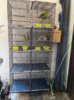 Birds cage 8 poshion only cage not sale birds