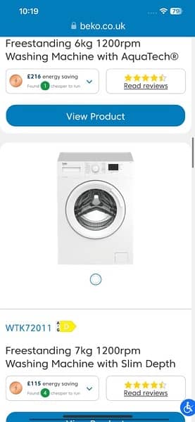 Beko Washing Machine 2