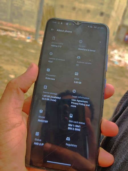 Realme c12 dual sim pta approved. . . 2