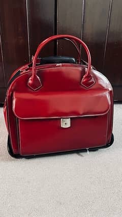 Business Travel Bag - Imported Leather