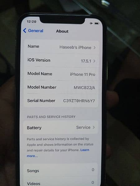 iphone 11pro pta approved 256GB 2