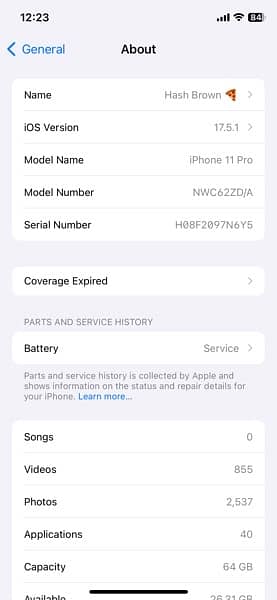 Iphone 11 Pro (64 Gb) Non PTA 7