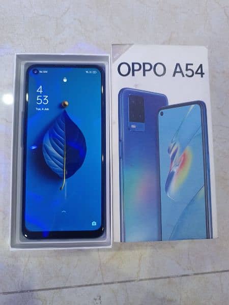 Oppo A54 128/4 GB Ram with box 2