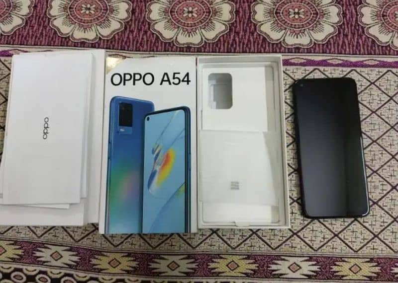 Oppo A54 128/4 GB Ram with box 8