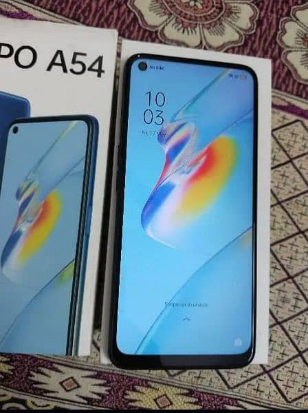 Oppo A54 128/4 GB Ram with box 9