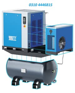 Screw Air Compressor (7.5 kW to 315 kW) 8Bar-12Bar