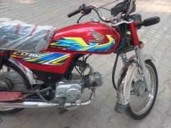 Honda CD 70 2021 Red Apl 4 (0302_5328032)