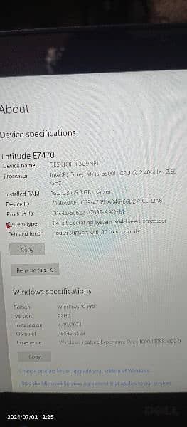 Dell laptop latitude e7470 2k display 8