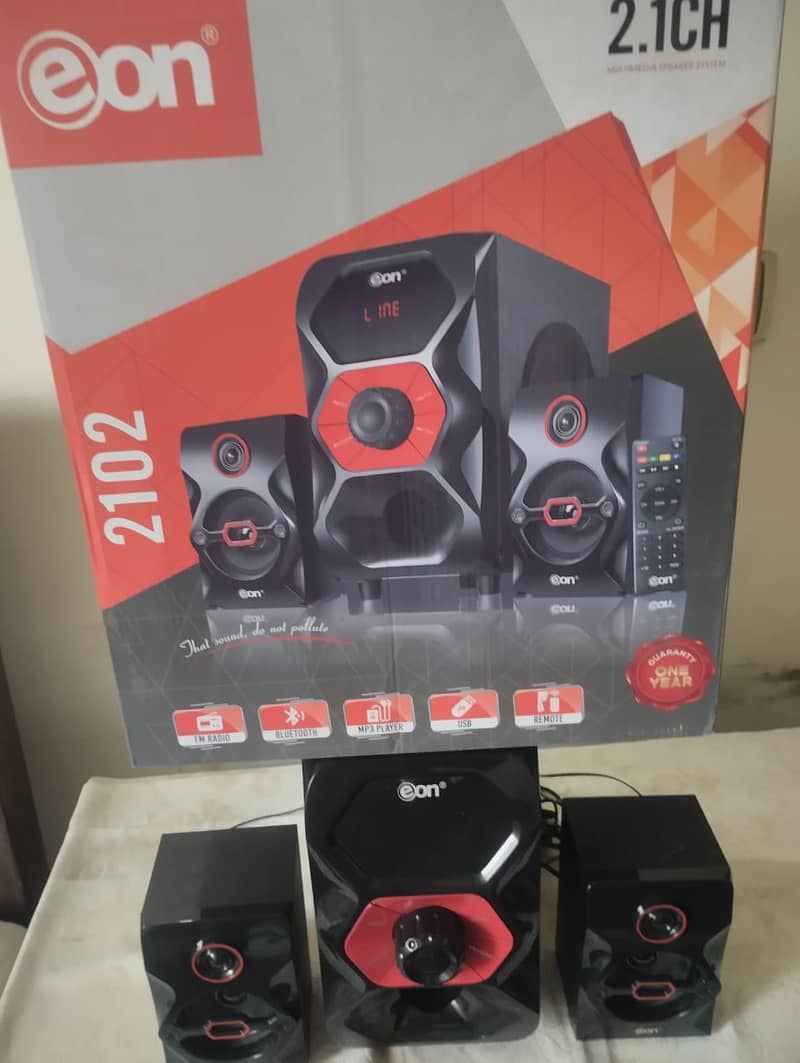 Bluetooth, Wired Speakers With Woofer 7