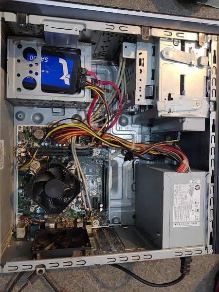 PC along with LCD and mouse and keyboard board 2