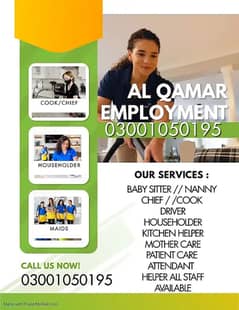 Maids / House Maids / Couple / Patient Care / Nanny / Baby Sitter