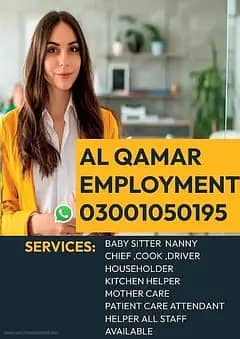 Maids / House Maids / Couple / Patient Care / Nanny / Baby Sitter