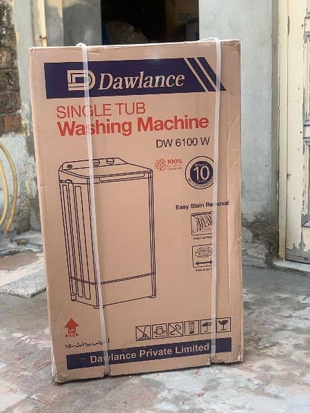 Dawlance Wasing Machine Model D_6100 W. 1