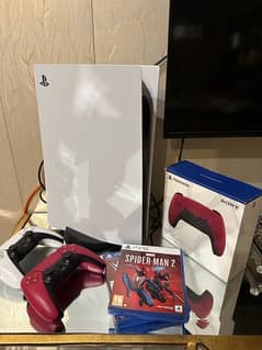 Playstation 5 Used 10/10 Condition with box + Extra controller 0