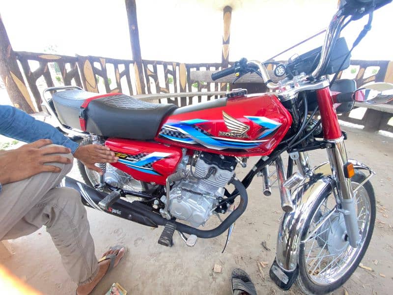 Cg 125 for sale 2700km drive 10 by 10 condition Kamalia Toba Tek Sing 2