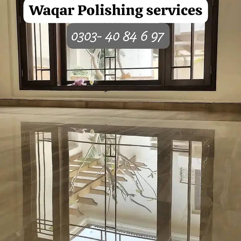 Marble tiles & Floor Polishing Service / Wood Work / Home / Building 5