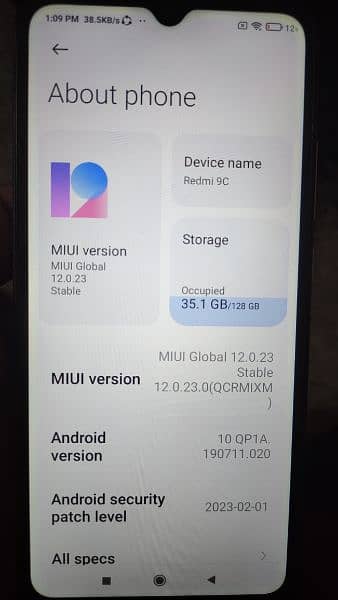 Redmi 9c 4/128 with box 1