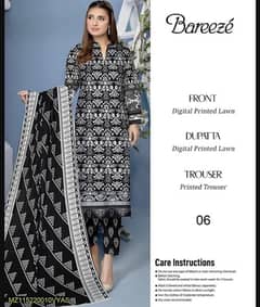 3 pc unstitched women suit | delivery all Pakistan