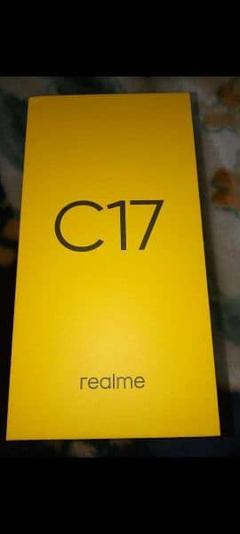 Realme C17 Mobile With Box 0