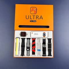 ULTRA 7 IN 1 SMART WATCH WITH 7 STRAPS 0