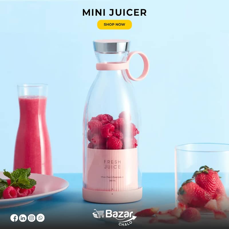 Portable Mini USB Electric Juicer Blender 1