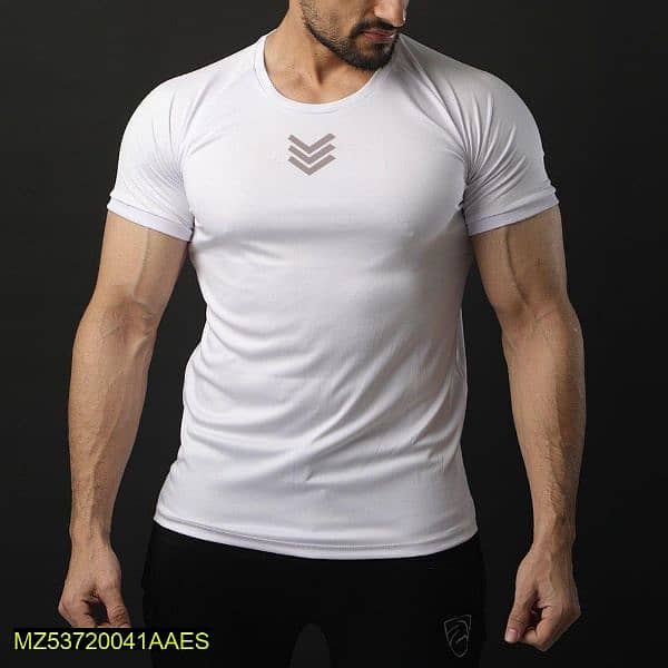 men,s dri fet plain t-shirt 1