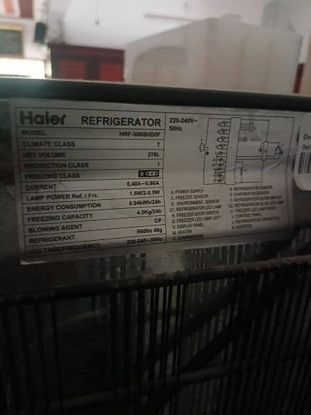 Haier refrigerator inverter HRF/306 IB /ID/IF 4